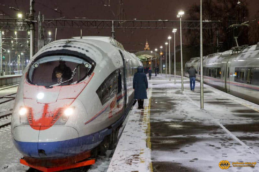 Скоростной поезд москва питер сапсан