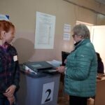 Депутат Госдумы Юлия Саранова проголосовала на выборах в Твери